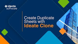 Create Duplicate Sheets in Revit with Ideate Clone [upl. by Niassuh533]