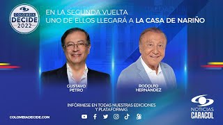 Reviva la primera vuelta de las elecciones presidenciales en Colombia [upl. by Allimac470]