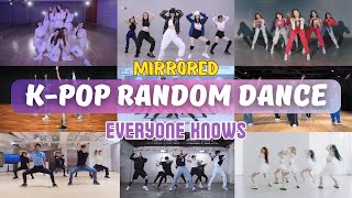 MIRRORED KPOP RANDOM DANCE  Everyone knows [upl. by Sanjiv133]