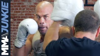 Tito Ortiz looks in good form ahead of Liddell vs Ortiz 3 [upl. by Nnilsia]