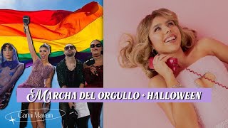 MARCHA DEL ORGULLO CON LUZU Y SOY SABRINA CARPENTER l Vlog Cami Mayan [upl. by Ellehsat622]