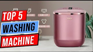 Best Portable Washing Machine On Aliexpress  Top 5 Washing Machine Reviews [upl. by Tnomel]