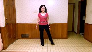 Vanotek Cha  Line Dance Tutorial begins 332 [upl. by Amliv]