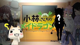 kamisama hajimemasta react to mis Kobayashi dragón maid original [upl. by Ardnikat]