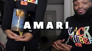 J Cole  a m a r i Official Audio REACTION [upl. by Joceline]