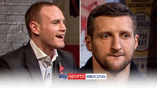 quotAre you going to cryquot 😭  Carl Froch amp George Groves CLASSIC moment 😆 [upl. by Rosina]