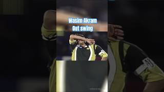 Wasim Akram Out Swing wasimakram cricket cricketshorts [upl. by Clarise]