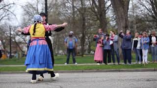 Traditional Dutch Dance performances at Tulip Time 2018 in Holland Michigan [upl. by Alasteir]