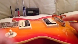 Les Paul Quick Setup Specs [upl. by Nahtam19]