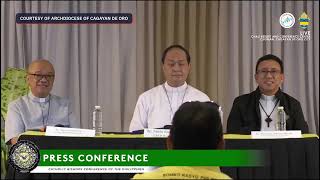 CBCP holds press conference after 128th plenary assembly in Cagayan de Oro [upl. by Cristy350]