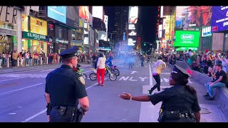 ILLEGAL DIRT BIKES  TIME SQUARE NYC [upl. by Llerahs]