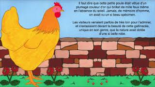 Histoire pour enfants  La petite poule au plumage dor  Livre audio et animé [upl. by Torre]