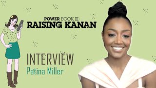 POWER BOOK III  RAISING KANAN  interview Patina Miller 2 [upl. by Moguel]