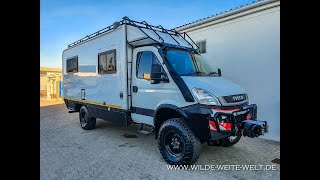 African Iveco Daily 4 x 4 Roomtoor South Africa  Afrikanischer Iveco Daily 4x4 Wohnmobil [upl. by Nosnarb522]