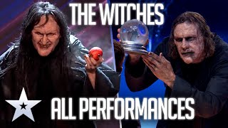 The Witches Every TERRIFYING Performance  Britains Got Talent [upl. by Ojahtnamas]