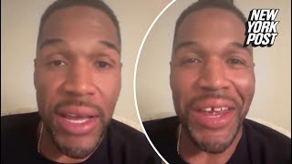 Michael Strahan addresses national anthem controversy after throwing reporter’s phone [upl. by Esydnac226]