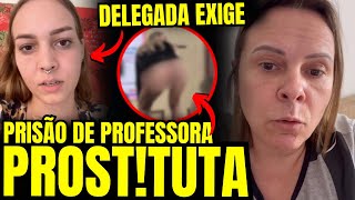 A CASA CAIU DELEGADA EXIGE PRISÃO DA quotPROFESSORAquot TERTULIANA APÓS VAZAR IMAGENS EM FACULDADE [upl. by Olshausen675]