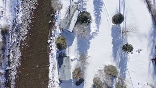 Drone footage of the Crystal River Cabins in Carbondale Colorado [upl. by Eahsel748]