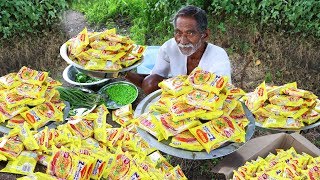 100 Maggi Noodles Cooking By Our Grandpa  Yummy Maggi Noodles Donating to Orphans [upl. by Nonnad]