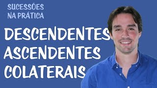 Exercícios de sucessão de descendentes ascendentes e colaterais [upl. by Maddie648]