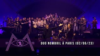 M Duo Nombril 2023 avec Guillaume Canet Accor Arena de Paris 75 [upl. by Lipski]