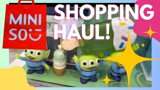 ✨ Miniso Shopping Haul ✨ Unboxing Blind Boxes Disney Pixar Minions Ad megaunboxing [upl. by Ideih]