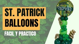 St Patrick Decor ☘️  Bouquet de Globos San Patricio [upl. by Aynotan593]