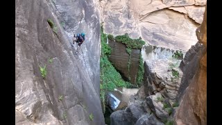 Canyoneering into the Narrows Zion National Park Mystery Canyon [upl. by Eninotna]