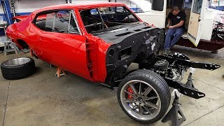 1968 Pontiac GTO Wegner Motorsports LS3 Pro Touring Build Project [upl. by Amadis]