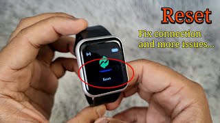 How To Reset Y68  D20 Fitpro Smartwatch  Fix Connection Problems and more [upl. by Reis]