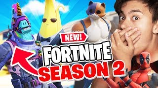 EvanTube Reacts to NEW Fortnite Chapter 2 Season 2  Battle Pass [upl. by Ahael350]