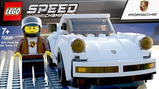 LEGO Porsche 911 Turbo Speed Build  Forza Horizon 4 Crazy Ride [upl. by Tychonn]