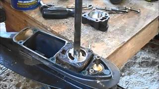 How To Replace A Tohatsu  Nissan Outboard Water Pump  Impeller [upl. by Hogarth]