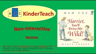 Harriet Youll Drive Me Wild  NonInteractive Read Aloud [upl. by Ylak]