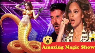 Britains Got Talent 2024 Sacred Rianas Magic Act Astonishes the Judges and Audience [upl. by Sakiv820]