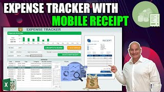 How To Create This Excel Expense Tracker With Mobile Receipt Upload From Scratch Free Download [upl. by Aidnic522]