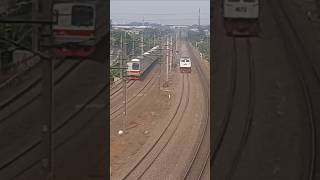 Loko CC206 vs KRL TM 6000 keretaapi keretaapifans [upl. by Htrap378]