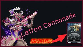 Warframe  Semi Rifle Cannonade  Latron Prime Cannonade [upl. by Macdonell96]