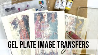 Gel Plate Image Transfers [upl. by Herby]