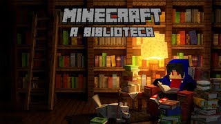 Minecraft 10 Construímos uma BIBLIOTECA na vila [upl. by Parnell]