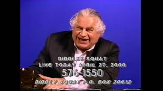 Pure gold prank call bombardment of Public Access Cable TV Host Diddly Squat [upl. by Pomeroy]