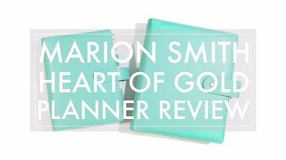 Marion Smith Heart of Gold Planner Review  A5 and Personal Size  Buy at your own risk  516vlogs [upl. by Kroy]