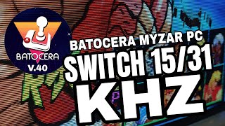 Habilitar salida 31khz para monitores de PC CRT vga o 15khz en tvs CRT BATOCERA MYZAR PC V40 [upl. by Iteerp]