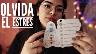 ASMR Eleva tu vibración y deja atrás el estrés ✨ Limpieza de chakras cuenco reiki agua [upl. by Htidirem]