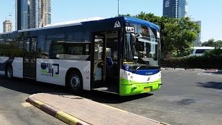 2016 Volvo B8R Pioneer bus ride in Tel Aviv 71016 [upl. by Toole]