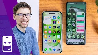 Apple iPhone 15 vs Google Pixel 8 review  Stap vooruit voor Google én Apple  SmartphoneMan [upl. by Garfinkel722]