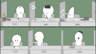 MBTI 독서실시험기간 MBTI 만화 [upl. by Claybourne]