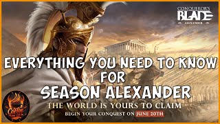 Conquerors Blade Season Alexander EVERYTHING YOU NEED TO KNOW [upl. by Wheeler]