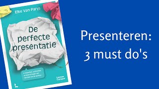 3 MUST DOS voor iedereen die PRESENTATIES geeft [upl. by Yragerg]