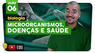 VÍRUS BACTÉRIAS e PROTOZOÁRIOS  Doenças Vacina e Soro  Biologia  aula 6  Extensivo Enem 2019 [upl. by Alacim]